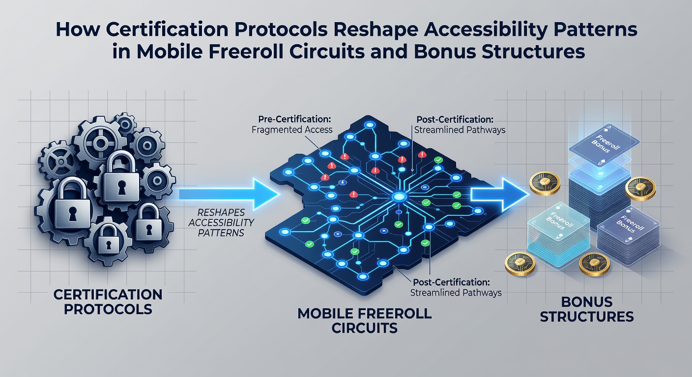 Diagram illustrating bonus allocation flows and certification checkpoints in a mobile poker app dashboard