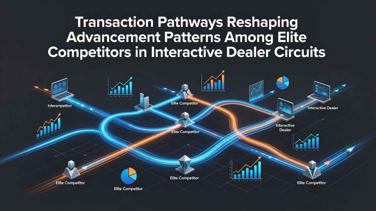 Elite poker competitors navigating transaction pathways in interactive dealer environments