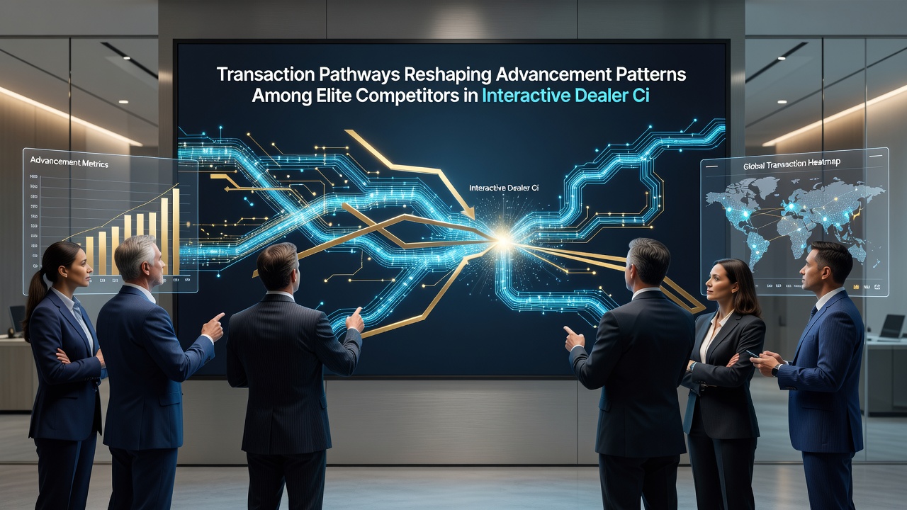 Transaction flow diagrams illustrating pathways used by ranked players in dealer circuits